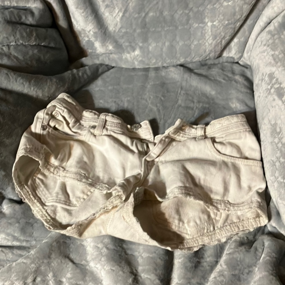 Pretty white booty shorts